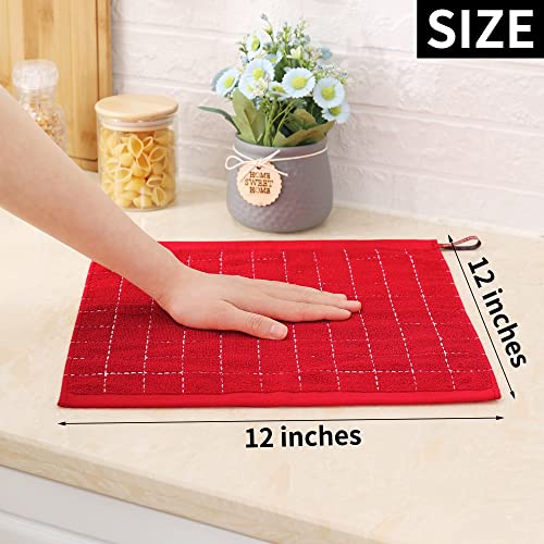 100% Cotton Terry Kitchen Dish Cloths (6 Count)