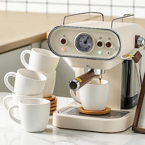 8 oz Cappuccino Cups with Saucers set of 6 (6 Count)
