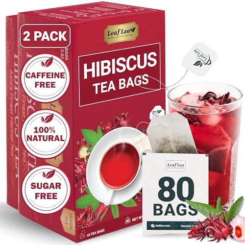 80 Hibiscus Tea Bags (80 Count)