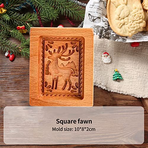 Wooden Cookie Biscuit Mold