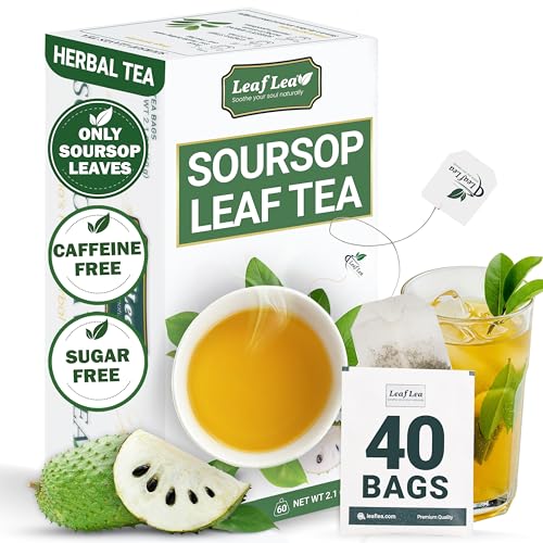 40 Premium Soursop Leaf Tea Bags (40 Count)