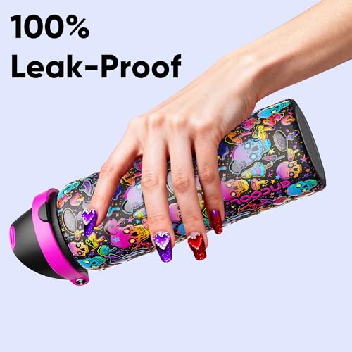 Insulated Water Bottle with Straw