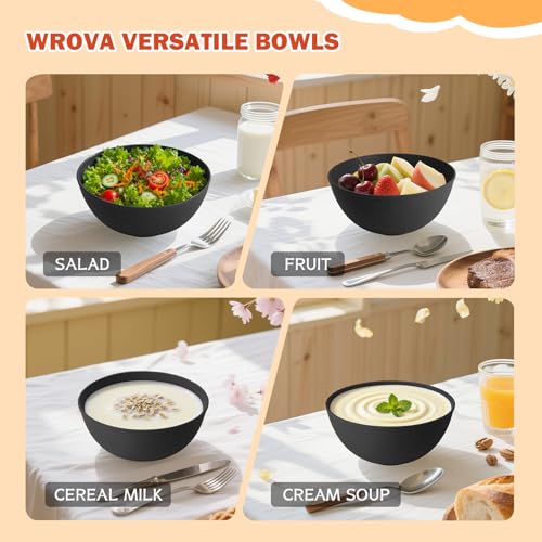40oz Wheat Straw Bowls Set of 4