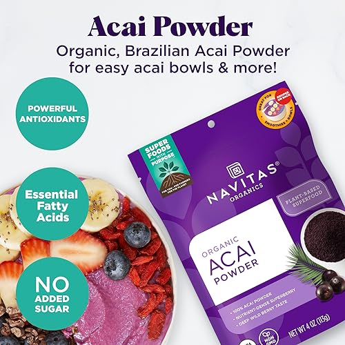 Acai Powder 4 oz. Bag ? Organic (4 Ounce)