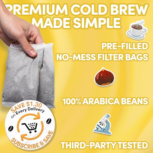 Sarasota Coffee 1905 Cold Brew Coffee Bags (8 Ounce)