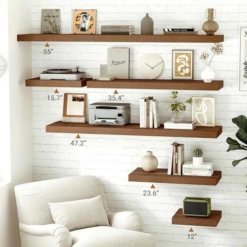 24 Inch Deep Floating Shelves (2 Count)