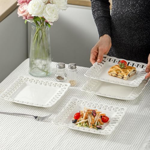 Square Appetizer Plate (4 Count)