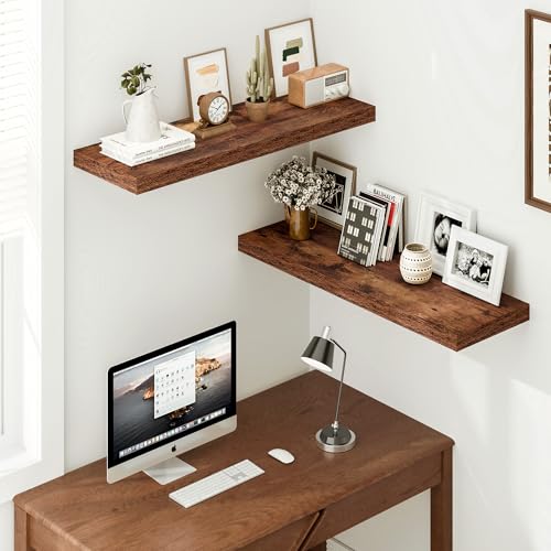 36 Inch Floating Shelve 12 Deep (2 Count)