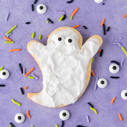 Cookie Cutters with Sprinkle Mix & Candy Eyeballs