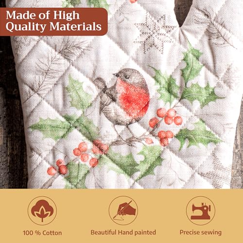 Maison d'Hermine Oven Gloves 100% Cotton Oven Mitt