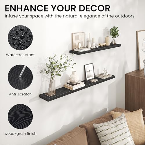 Floating Shelves for Wall (2 Count)