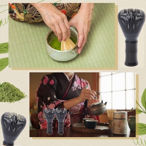 Traditional Matcha Whisk Reusable Resin Matcha Whisk Chasen Dishwasher Safe Matcha Stirrer Matcha Green Tea Powder Preparation Prepare Japanese Matcha Tea
