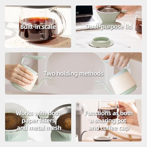 Pour Over Coffee Maker Set