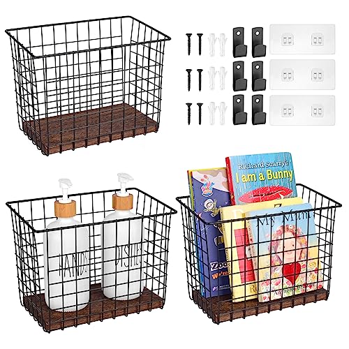Wall Hanging Baskets (3 Count)