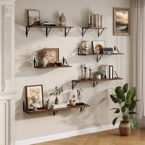 12 Inch Deep Floating Shelves for Wall (2 Count)