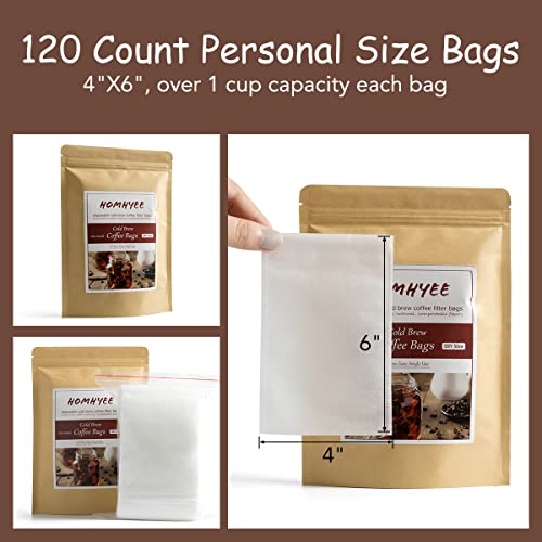 No Mess Cold Brew Coffee Filters (120 Count)