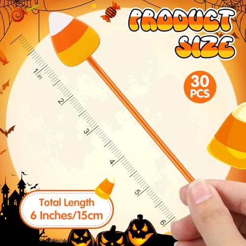 30 Pcs Halloween Swizzle Sticks Popcorn Fall Drink Stirrers