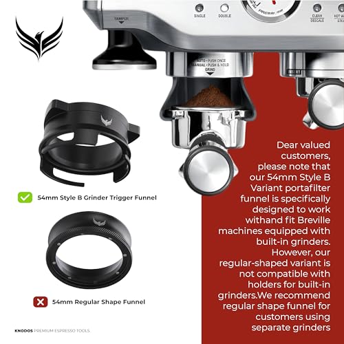 Magnetic 54mm Portafilter Funnel & Espresso Puck Screen Set