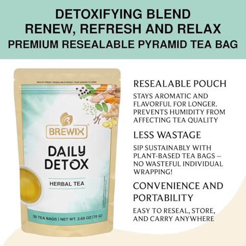 Daily Detox Herbal Tea Bags (30 Count)