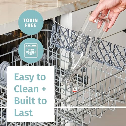 Clear Swing Top Glass Bottles (6 Count)