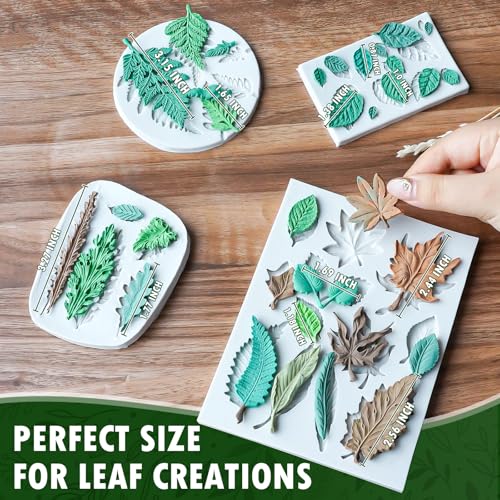 Leaf Fondant Silicone Mold Small Maple Shapes