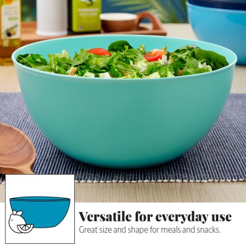 Vista Durable Plastic Salad and Serving 10 (4 Count)