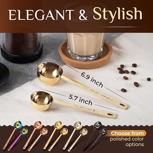 Premium Coffee Scoop Set (2 Count)