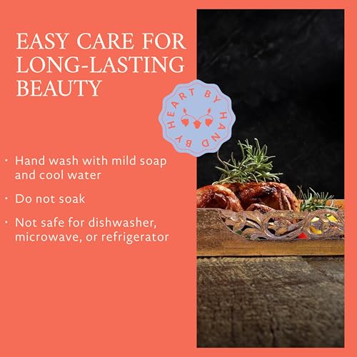 Flourish Mango Wood Serving Tray