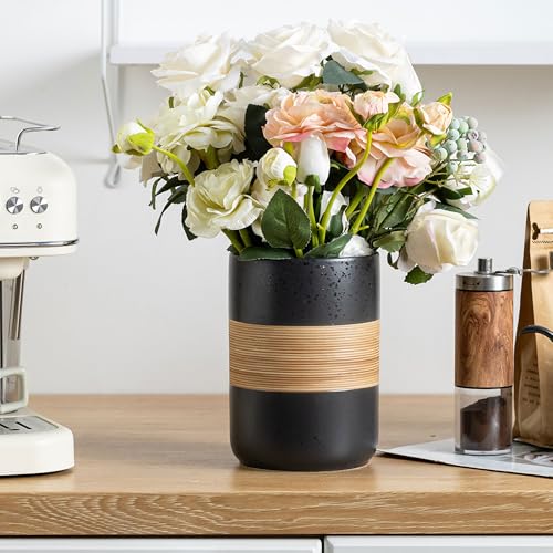 Large Coffee Container with Lid Ceramic Coffee Canister for Kitchen