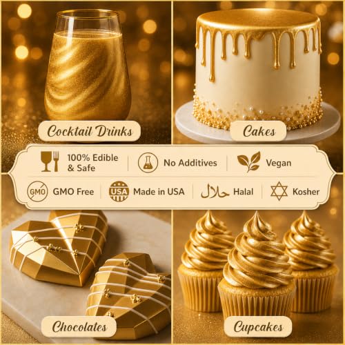 Gold Luster Dust Edible 20g