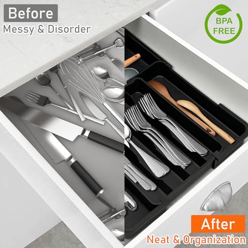 Expandable Silverware Drawer Organizer