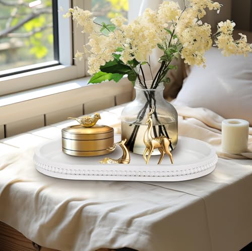 Oval Decorative Wooden Tray