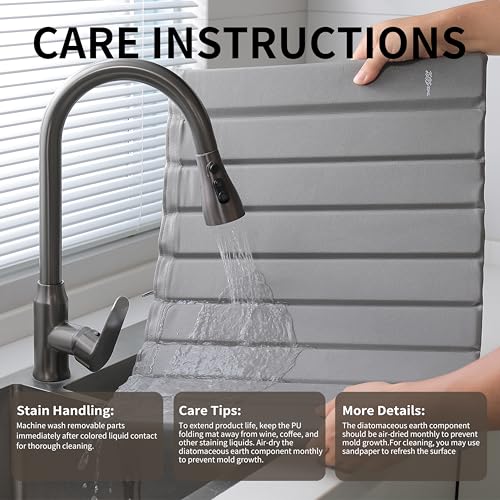 Stone Drying Mat for Kitchen Counter