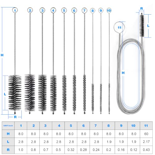 11 Pcs Cleaning Brushes Set (11 Count)