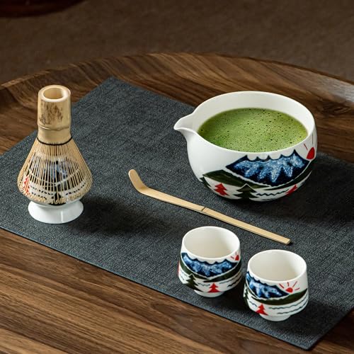 Matcha Whisk Set with Spout (6 Count)