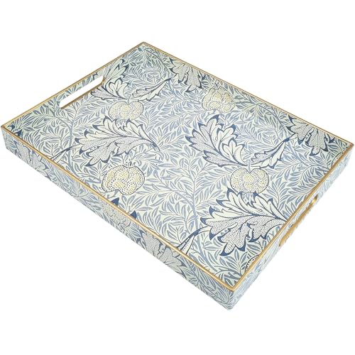 Rectangle Plastic Serving Tray with Handles