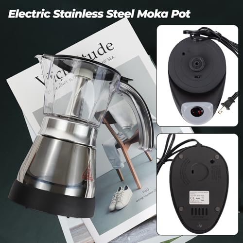 Electric Plastic Clear Moka Pot 3