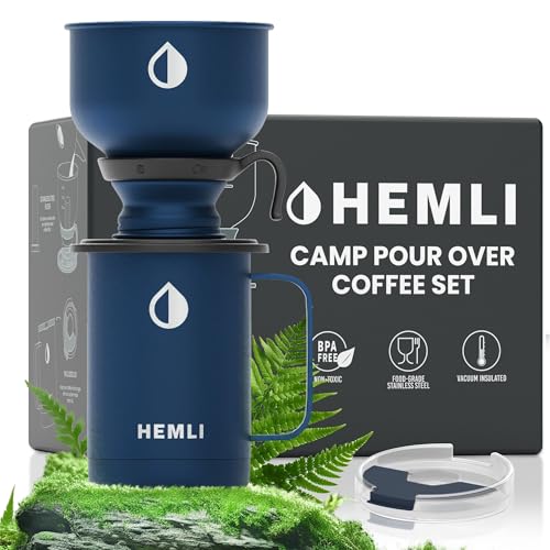 16 oz Pour Over Camp Coffee Maker Set