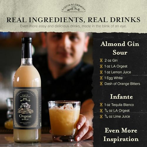 Orgeat Syrup for Cocktails (25.4 Fl Oz)
