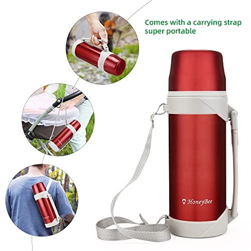 Coffee Thermo Keeps Liquid Hot or Cold for Up to 24 Hours Thermo 41 Ounce Thermos for Hot Drinks 18