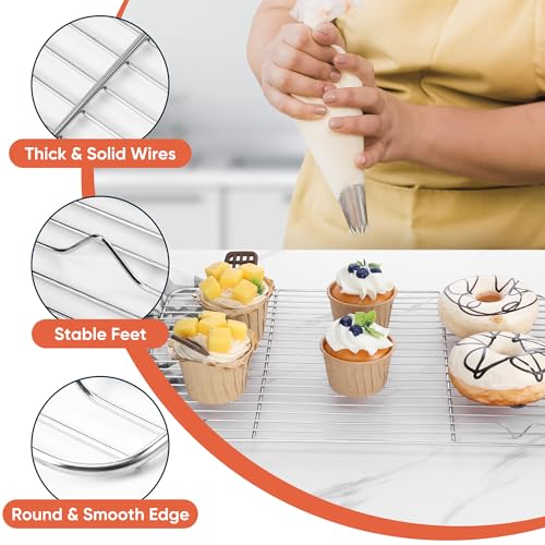 2 PCS Cooking & Baking Cooling Rack