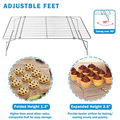 16 Inch Baking Sheet with Rack Set