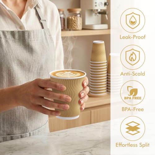 80 Count 12 oz Coffee Cups