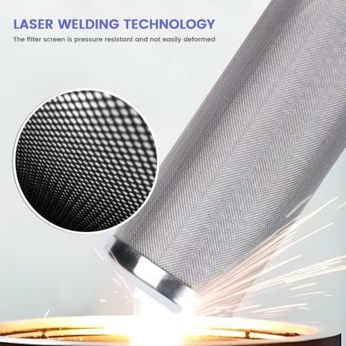 Stainless Steel Cleanable Wire Mesh Filter Cartridge 10”Length