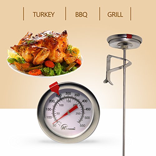 Candy Deep Fry Thermometer with Instant Read