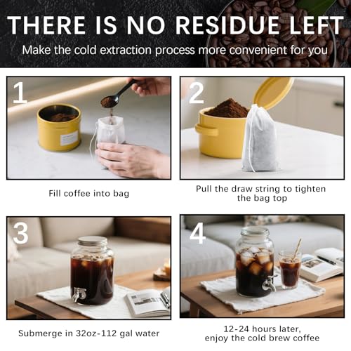 150 Pcs Cold Brew Bags 4x6 inch (150 Count)