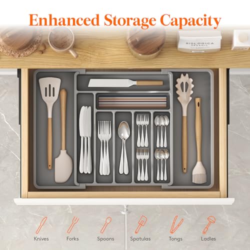 Expandable Silverware Drawer Organizer