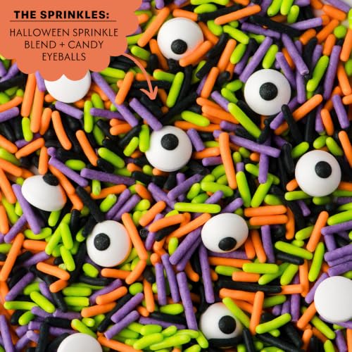 Cookie Cutters with Sprinkle Mix & Candy Eyeballs