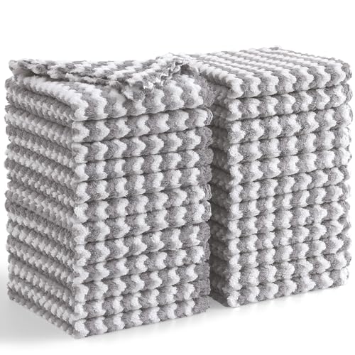 24 Pack Coral Velvet Dish Cloths (24 Count)