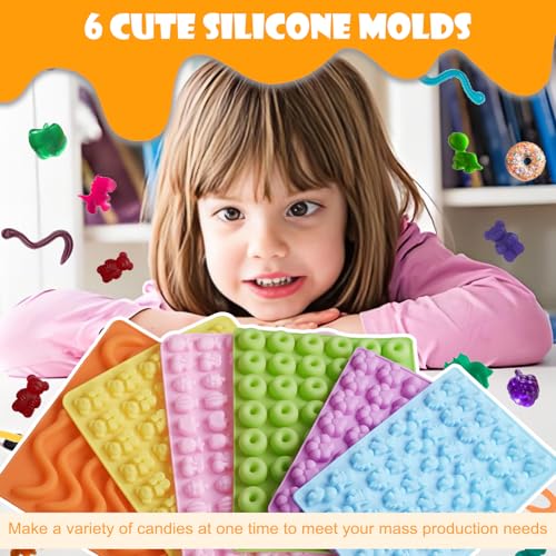 Gummy Bear Molds Silicone 37PCS Set